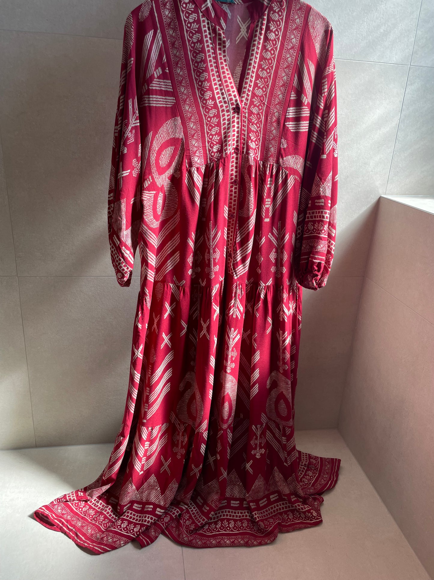 Maxikleid Bellisse Bordeaux