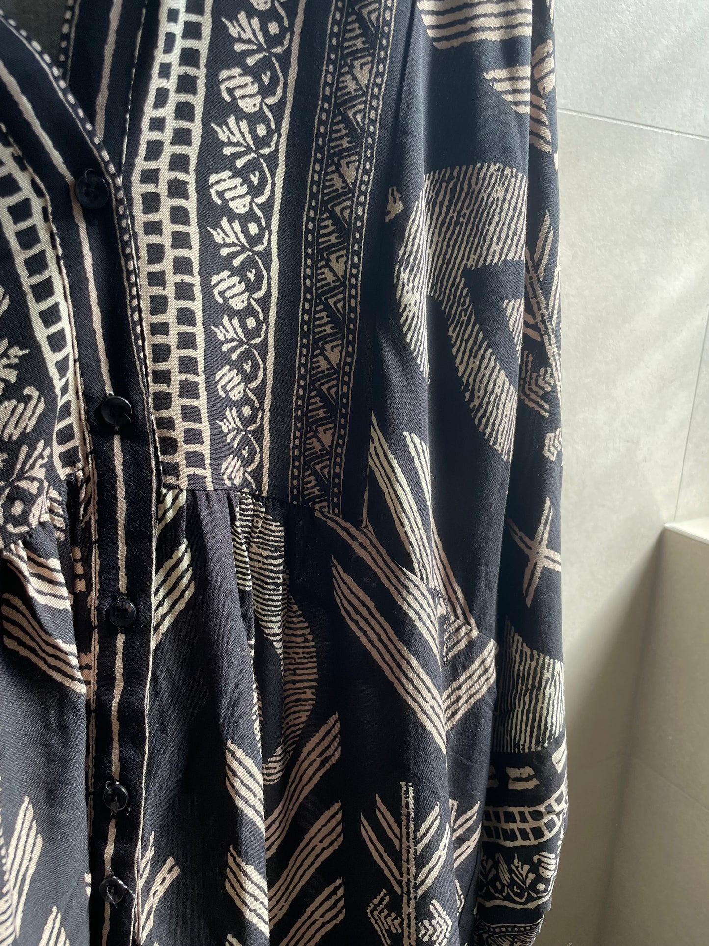 Maxikleid Tubina Schwarz