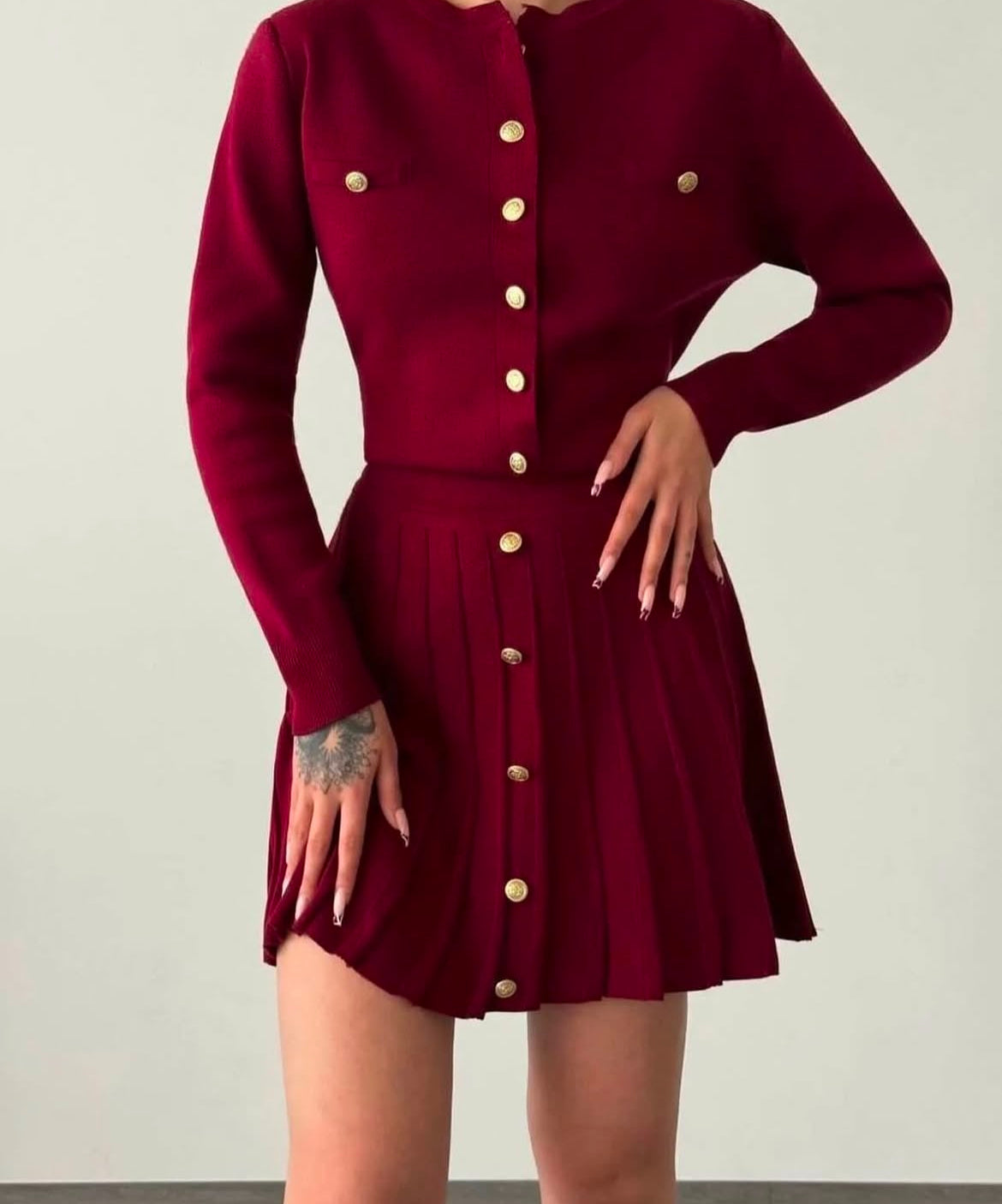 Zweiteiler „Dyla“ Bordeaux