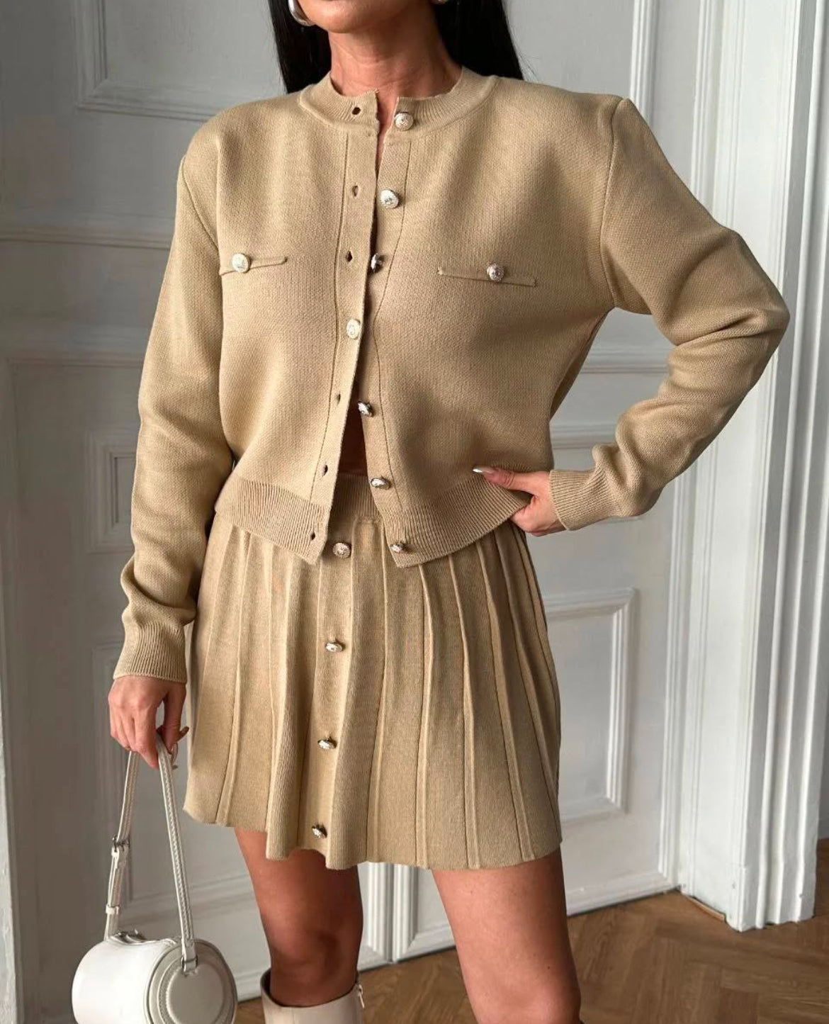 Zweiteiler „Dyla“ Beige