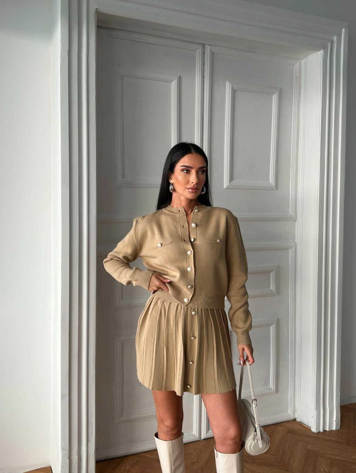 Zweiteiler „Dyla“ Beige