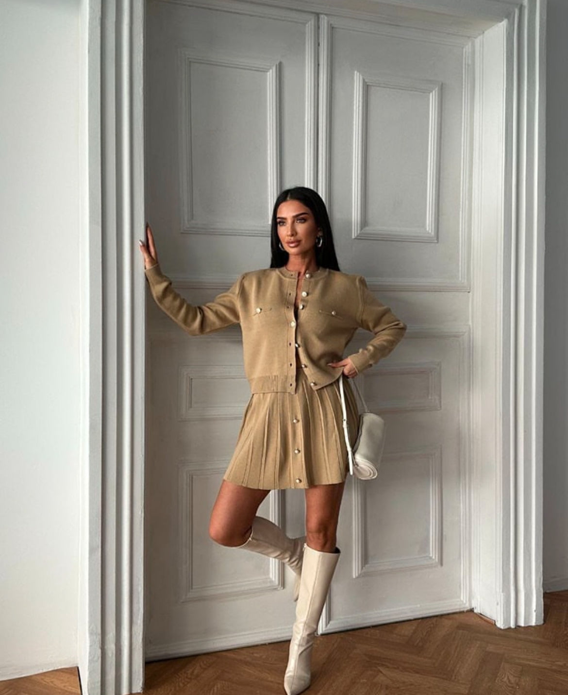 Zweiteiler „Dyla“ Beige