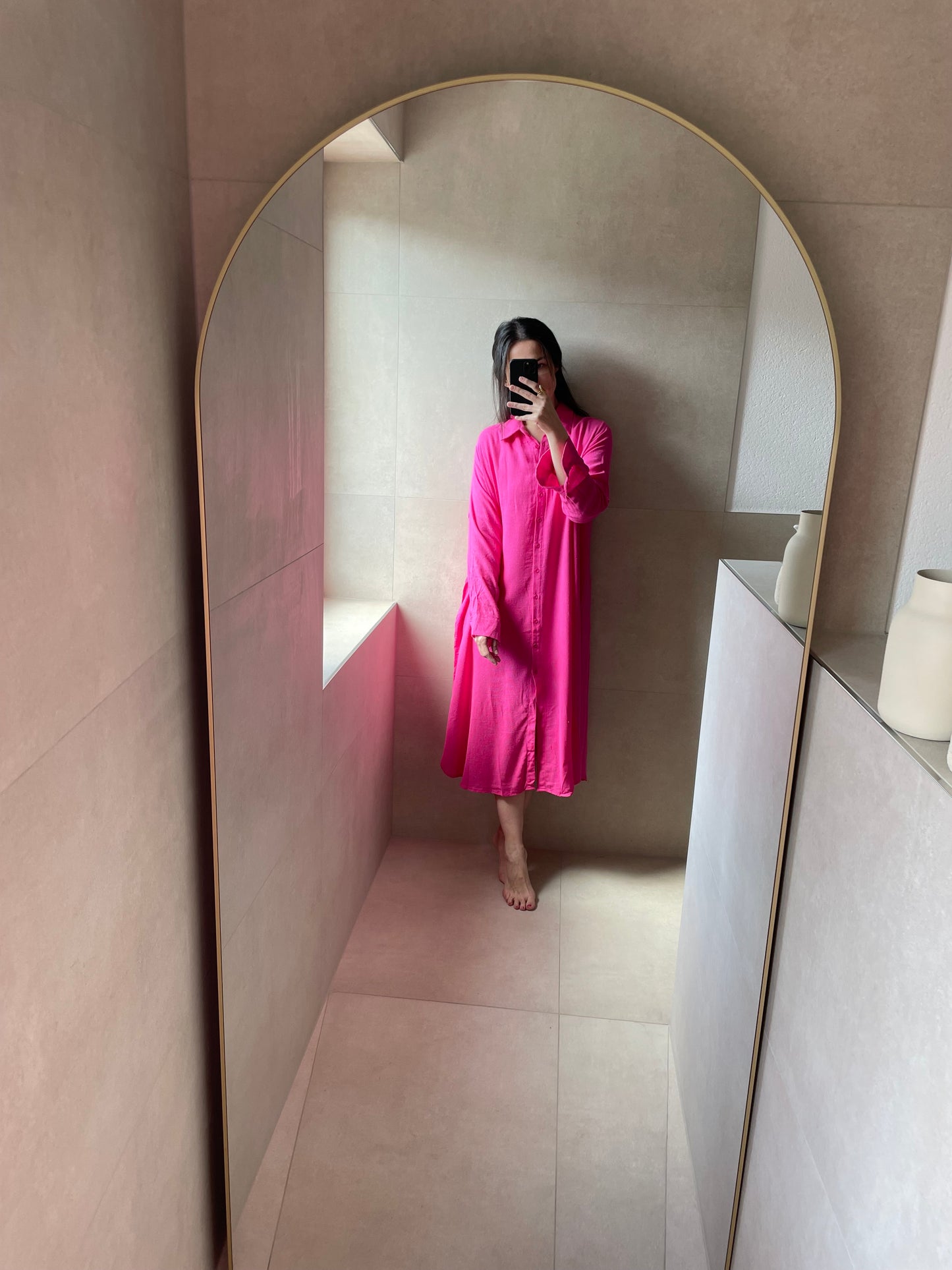 Maxikleid Fiorena Pink