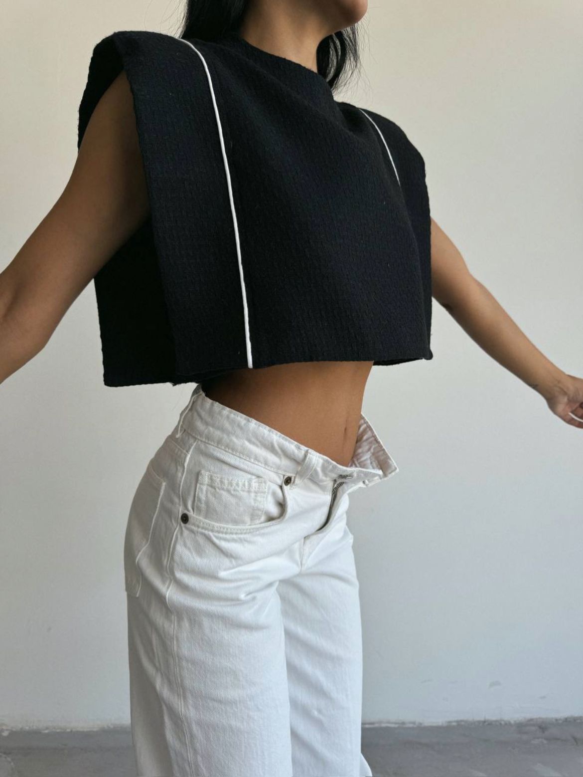 Bluse / Weste Black