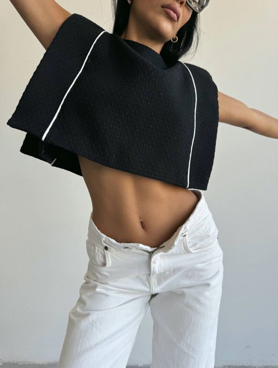 Bluse / Weste Black