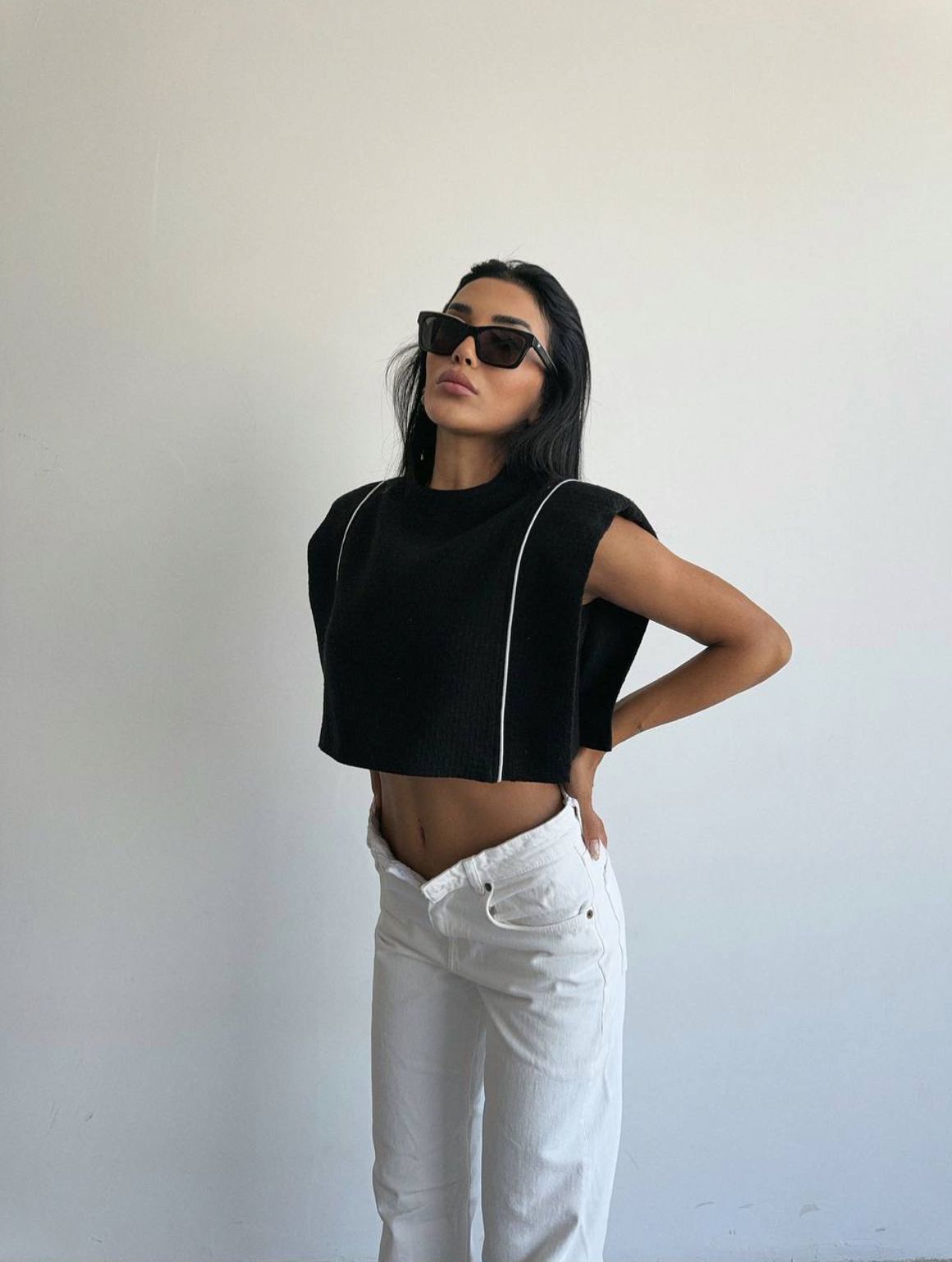 Bluse / Weste Black