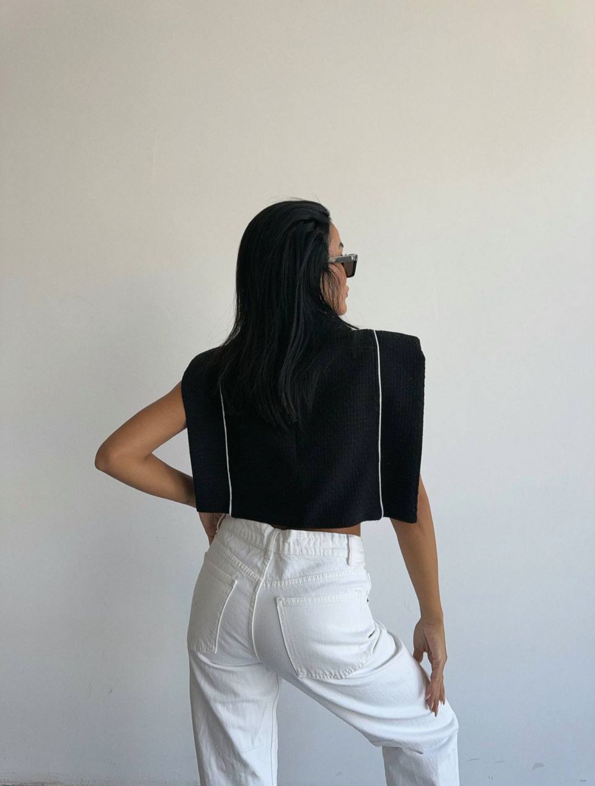 Bluse / Weste Black