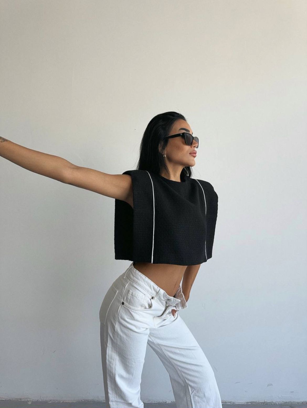 Bluse / Weste Black