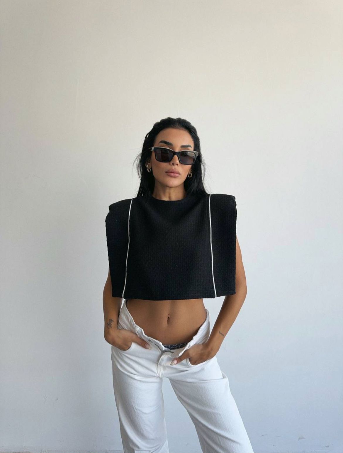 Bluse / Weste Black