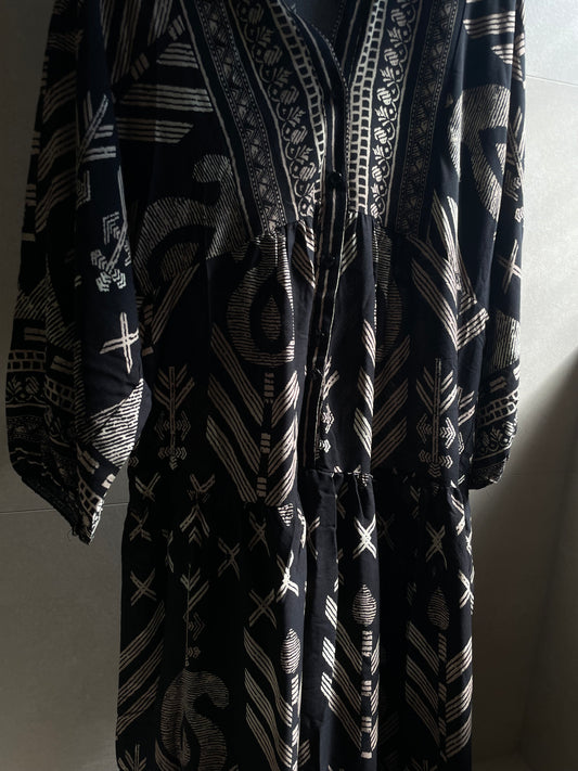 Maxikleid Tubina Schwarz